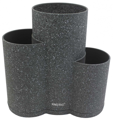 TRIPLE BLOCK STAND FOR KNIVES AND UTENSILS KINGHOFF KH-1568