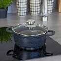 KINGHOFF GARNEK Z POWŁOKĄ MARMUROWĄ 28cm KH-3967