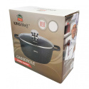 KINGHOFF GARNEK Z POWŁOKĄ MARMUROWĄ 28cm KH-3967