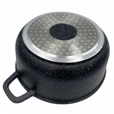 KINGHOFF GARNEK Z POWŁOKĄ MARMUROWĄ 24cm KH-1595