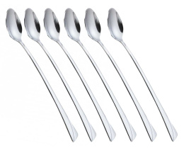 ŁYŻECZKA KOKTAJLOWA 6 szt. DO LATTE DESERÓW KH-1446 połysk