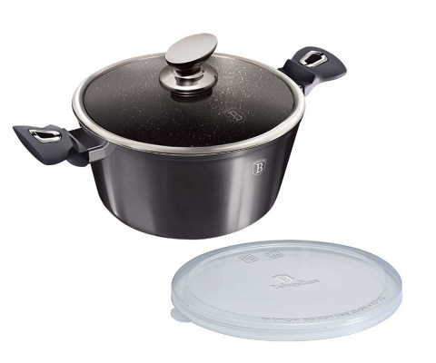 GRANITE POT 24cm BERLINGERHAUS BH-6893 CARBON PRO