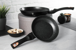 ZESTAW 2 PATELNI GRANITOWYCH 22/26cm BERLINGER HAUS BLACK ROSE BH-1644