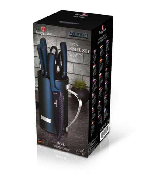 ZESTAW NOŻY BERLINGER HAUS BH-2043 W STOJAKU