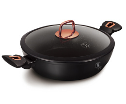 GARNEK GRANITOWY 24cm BERLINGER HAUS BLACK ROSE BH-1642