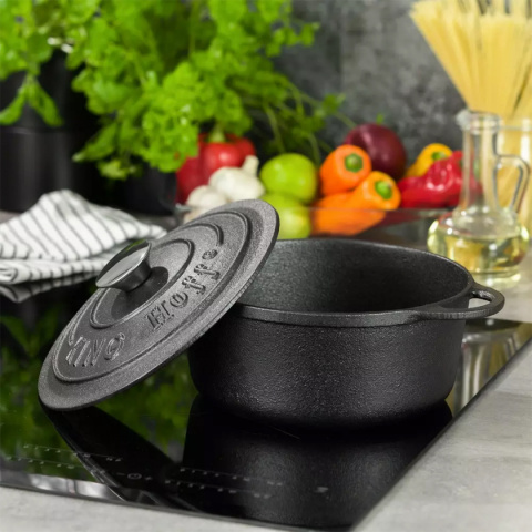 GARNEK ŻELIWNY 22cm 2,4L KINGHOFF KH-2253