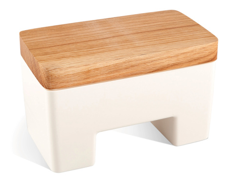 CERAMICZNA MASELNICZKA HUSLA HYGGE czarna