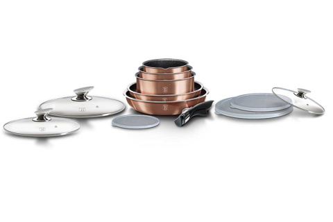 Zestaw garnków granitowych Click&Cook Berlingerhaus BH-1591