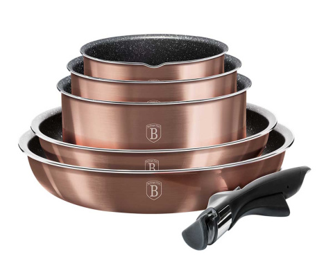Zestaw garnków granitowych Click&Cook Berlingerhaus BH-1591