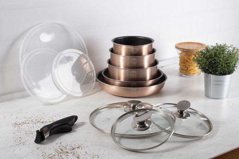 Zestaw garnków granitowych Click&Cook Berlingerhaus BH-1591