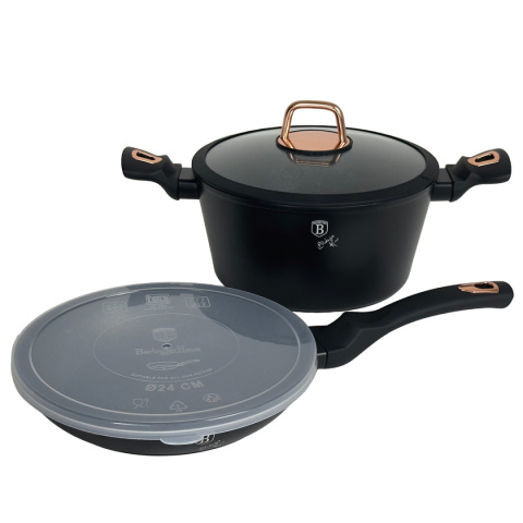 GARNEK I PATELNIA BERLINGER HAUS BH-7741 BLACK ROSE