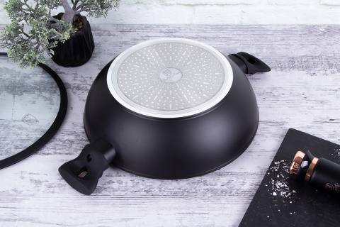 WOK GRANITOWY 30cm BERLINGER HAUS BH-7112 BLACK ROSE