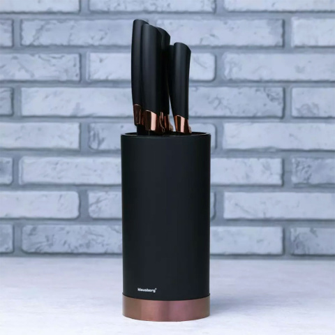 SET OF 5 KITCHEN KNIVES IN KLAUSBERG BLOCK KB-7614