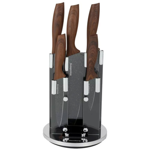 SET OF 5 KITCHEN KNIVES IN KLAUSBERG BLOCK KB-7614