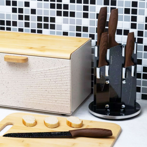 SET OF 5 KITCHEN KNIVES IN KLAUSBERG BLOCK KB-7614