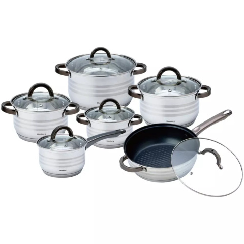 KLAUSBERG KB-7702 12-PIECE COOKWARE SET