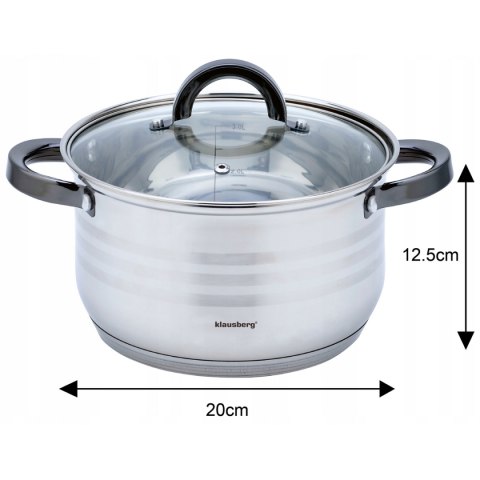 KLAUSBERG KB-7702 12-PIECE COOKWARE SET