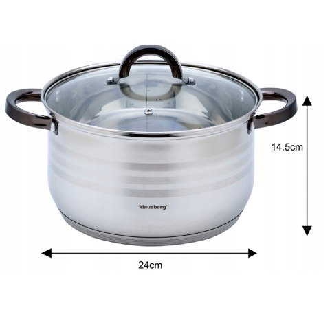 KLAUSBERG KB-7702 12-PIECE COOKWARE SET