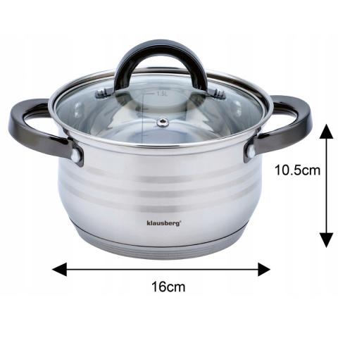 KLAUSBERG KB-7702 12-PIECE COOKWARE SET