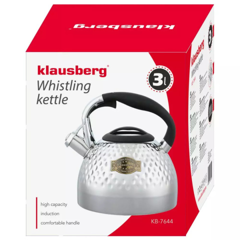 KETTLE WITH WHISTLE 3L KLAUSBERG KB-7644