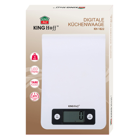 ELECTRONIC KITCHEN SCALE KINGHOFF KH-1822 FOR RAILING