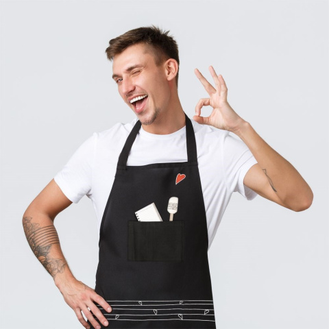 FARTUCH FARTUSZEK KUCHENNY BAWEŁNIANY OCHRONNY 960862