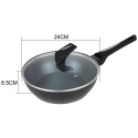 KLAUSBERG MARBLED FRYING PAN WITH LID 24cm KB-7691