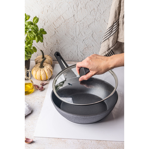 KLAUSBERG MARBLED FRYING PAN WITH LID 24cm KB-7691