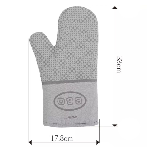 PROTECTIVE TEXTILE KITCHEN GLOVE KINGHOFF KH-1837