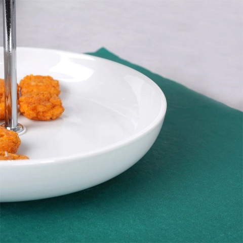 TWO-TIERED PORCELAIN CAKE STAND FOR 139378 SNACKS