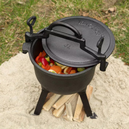 CAST-IRON HUNTING POT CAULDRON 4L KINGHOFF KH-2231