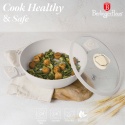 FLAT TITANIUM POT WITH LID 28cm BERLINGER HAUS BH-8068 SAHARA