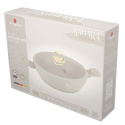 FLAT TITANIUM POT WITH LID 28cm BERLINGER HAUS BH-8068 SAHARA