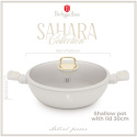 FLAT TITANIUM POT WITH LID 30cm BERLINGER HAUS BH-8069 SAHARA