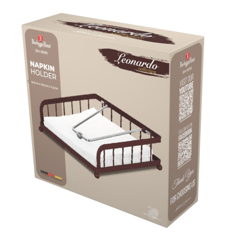 NAPKIN HOLDER WITH PRESSURE BERLINGER HAUS BH-8590 LEONARDO