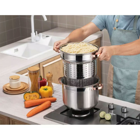 POT 24cm 7.5L FOR COOKING PASTA KLAUSBERG KB-7739
