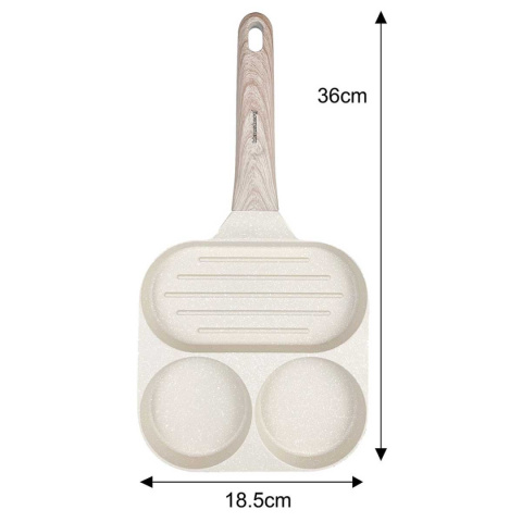 MARBLED EGG PAN 3 SECTIONS KLAUSBERG KB-7829