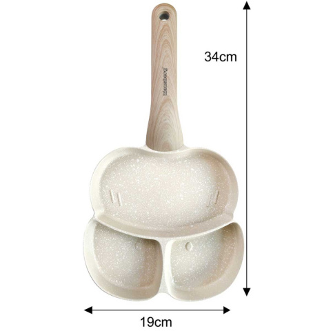 MARBLED EGG PAN 3 SECTIONS KLAUSBERG KB-7825