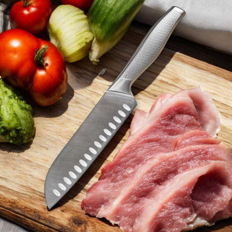 STEEL SANTOKU KNIFE 30.5cm BANQUET