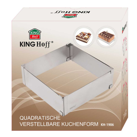 FORMA REGULOWANA RANT DO CIAST TORTÓW KINGHOFF KH-1906 KWADRATOWA