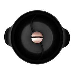 TITANIUM POT WITH LID 28cm BERLINGER HAUS BH-7787 BLACK ROSE