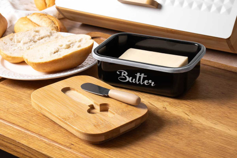 MASELNICZKA STALOWA Z NOŻYKIEM DO SMAROWANIA 2671