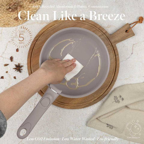 ZESTAW GARNKÓW TYTANOWYCH 9 ELEM. BERLINGER HAUS BH-8255 TAUPE