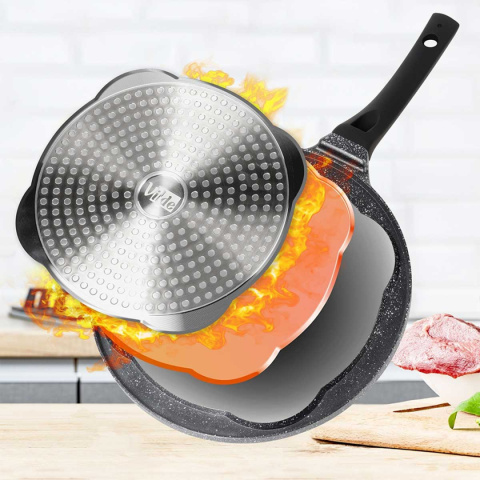 PATELNIA GRANITOWA DO 4 JAJEK PLACUSZKÓW 26cm 199076