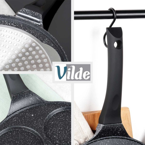 PATELNIA GRANITOWA DO 4 JAJEK PLACUSZKÓW 26cm 199076