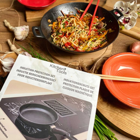 SILIKONOWA MATA PODKŁADKA OCHRONNA DO GOTOWANIA NA INDUKCJI 5 szt.