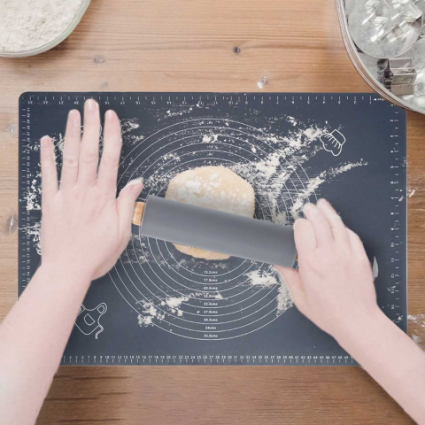 ZESTAW DO CIASTA STOLNICA SILIKONOWA I WAŁEK 279001