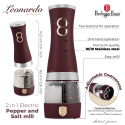 MŁYNEK ELEKTRYCZNY DO DO PIEPRZU I SOLI BERLINGER HAUS BH-9644 LEONARDO