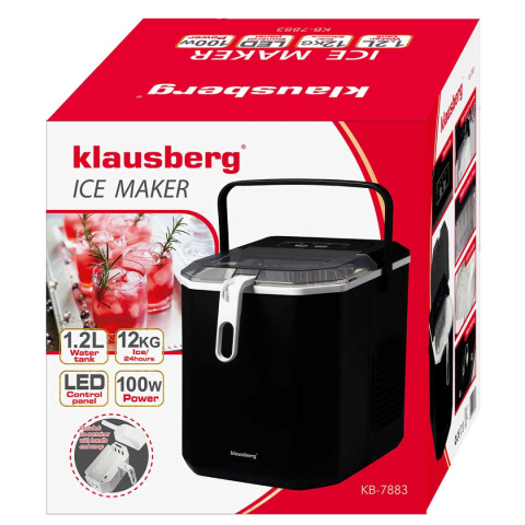 AUTOMATIC ICE MAKER 1.2L 100W KLAUSBERG KB-7883