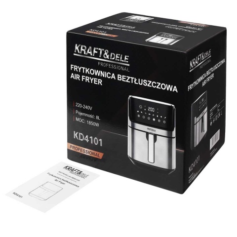 FRYTOWNICA BEZTŁUSZCZOWA 8L KRAFT&DELE KD-4101